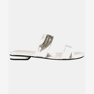 KARL LAGERFELD PARIS CANNE DOUBLE BAND FLAT SANDAL
