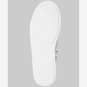 KARL LAGERFELD PARIS CATE WHIMSY LACE UP SNEAKER - Black/White - Image 6