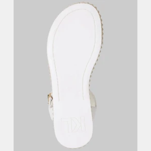 KARL LAGERFELD PARIS CRESSON ANKLE STRAP SANDAL - White - Image 6