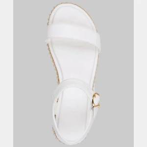 KARL LAGERFELD PARIS CRESSON ANKLE STRAP SANDAL - White - Image 5