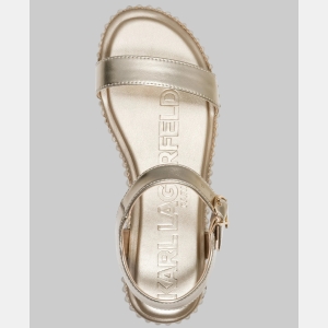 KARL LAGERFELD PARIS CRESSON ANKLE STRAP SANDAL - Gold - Image 5