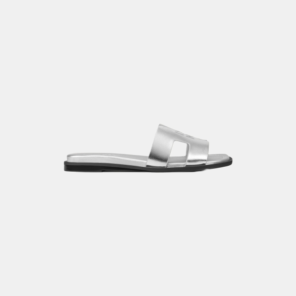 DKNY COLUMBA FLAT SLIDE - Silver