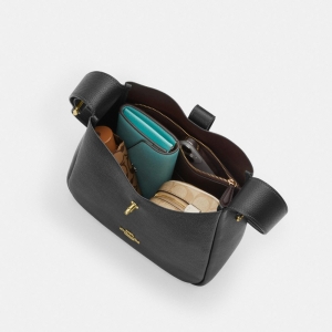 Coach Hadley Convertible Crossbody Bag - Gold/Dark Stone - Image 6