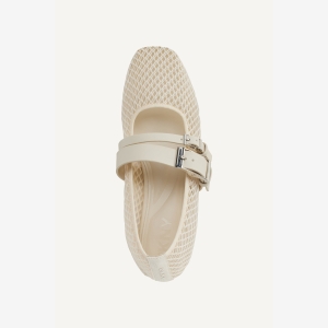 DKNY DADE MESH MARY JANE FLAT - KHAKI - Image 4