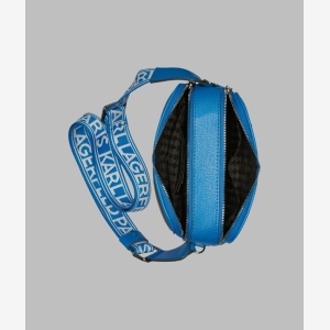 KARL LAGERFELD PARIS MAYBELLE CAMERA CROSSBODY - Blue - Image 5
