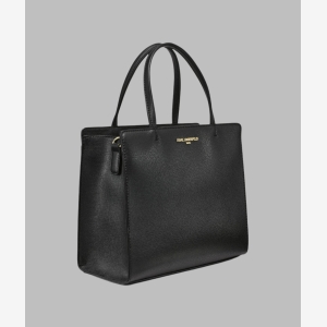 KARL LAGERFELD PARIS MAYBELLE SATCHEL - Black - Image 3