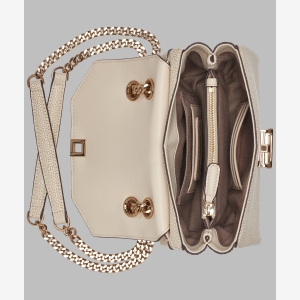 KARL LAGERFELD PARIS LIANA SHOULDER BAG - Beige - Image 5