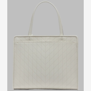 KARL LAGERFELD PARIS MAYBELLE SATCHEL WITH PINS - White - Image 4