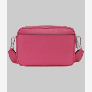 KARL LAGERFELD PARIS MAYBELLE CAMERA CROSSBODY - Fuchsia - Image 4