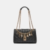 KARL LAGERFELD PARIS LAFAYETTE SHOULDER BLACK WITH CHARMS