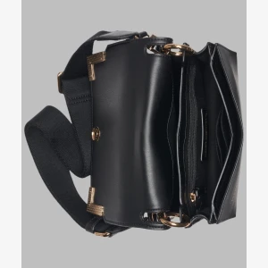 KARL LAGERFELD PARIS CAMILLE SHOULDER BAG - Black - Image 5