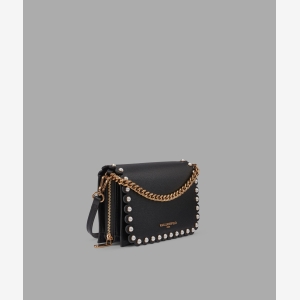KARL LAGERFELD PARIS LOURDES CROSSBODY WITH PEARLS - Black - Image 3