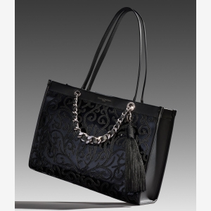 KARL LAGERFELD PARIS SAVOIE TOTE - Black - Image 7
