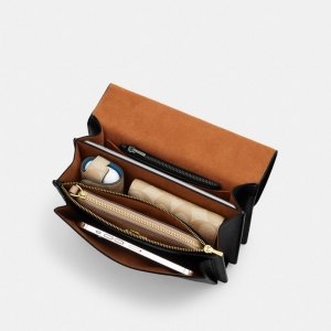 Coach Klare Crossbody Bag In Signature Canvas - Gunmetal/Charcoal/Black - Image 6