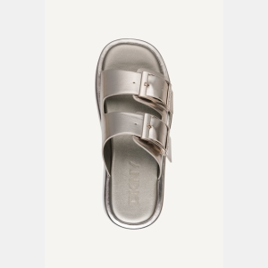 DKNY LEOCADIA PLATFORM SLIDE - Champagne - Image 4
