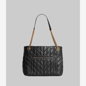 KARL LAGERFELD PARIS LAFAYETTE TOTE - Black/Gold - Image 3