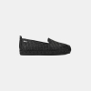 DKNY MALLANDRA RAFFIA FLAT ESPADRILLE - Black