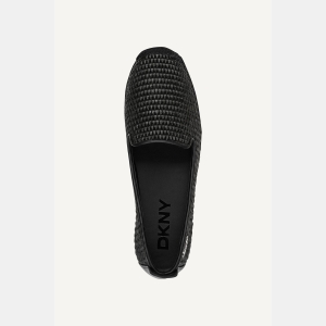 DKNY MALLANDRA RAFFIA FLAT ESPADRILLE - Black - Image 5