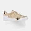 KARL LAGERFELD PARIS MELORA LACE UP SNEAKER - Gold