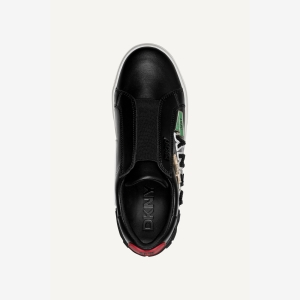 DKNY MINDI CITY SIGNS SLIP ON SNEAKER - Black - Image 5