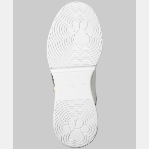KARL LAGERFELD PARIS MINEOLA SNEAKER WITH PINS - Bright White/Black - Image 6