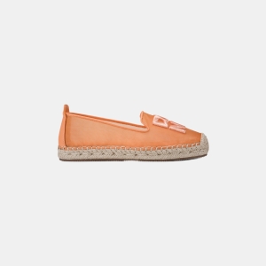 DKNY MIRETTA FLAT ESPADRILLE - Orange Sherbet