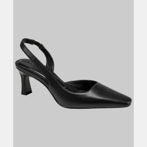 KARL LAGERFELD PARIS SHEENZ SLINGBACK PUMP - Black - Image 3