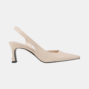 KARL LAGERFELD PARIS SHEENZ SLINGBACK PUMP - New Nude