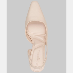 KARL LAGERFELD PARIS SHEENZ SLINGBACK PUMP - Nude - Image 5