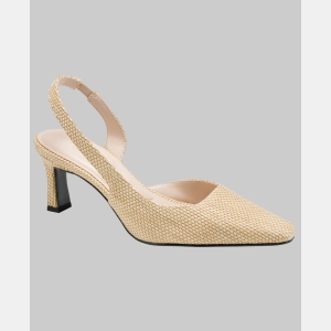 KARL LAGERFELD PARIS SHEENZ SLINGBACK PUMP - Natural - Image 3
