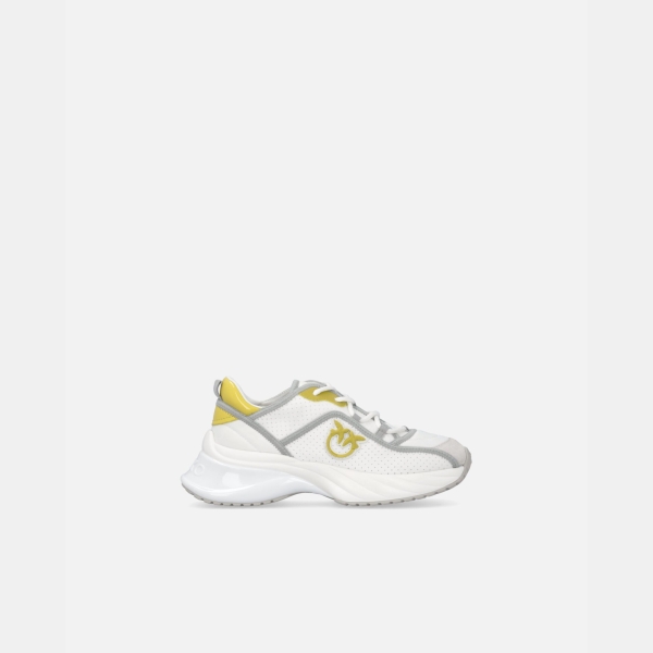 Pinko Ariel perforated sneakers with bird logo