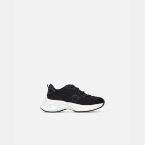 Pinko Ariel perforated sneakers with bird logo