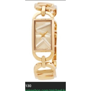 Michael Kors MK Empire Quartz Gold-Dial Ladies Watch - Gold