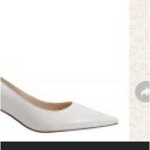 Alola Pumps Pointed Toe Pumps - White - Size 9