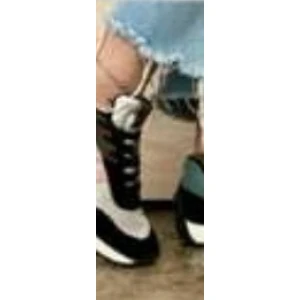 Vintage Havana Multi-color Athletic Sneakers - Multi-color (Black, Gray, Teal, Pink, White) - Size 11