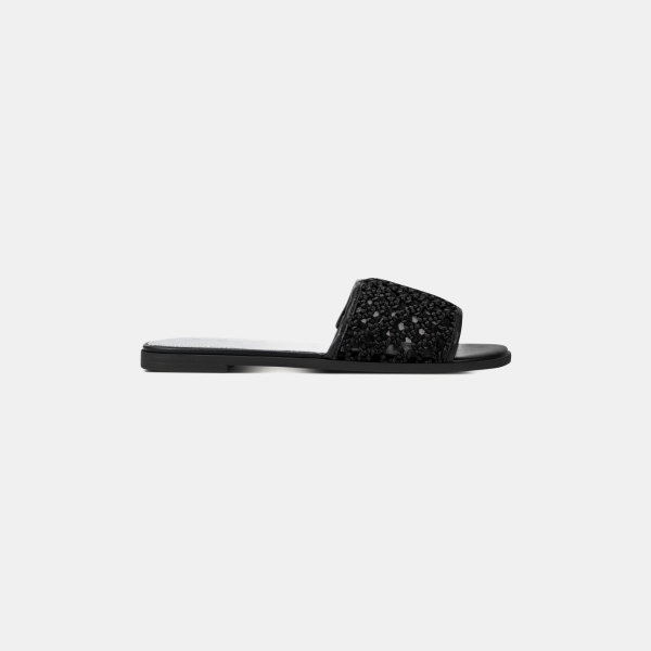 DKNY WINTER FLAT SLIDE