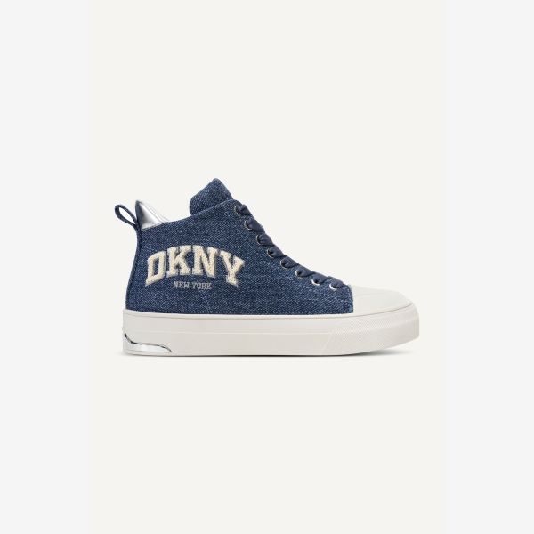 DKNY YASER LACE UP MID SNEAKER