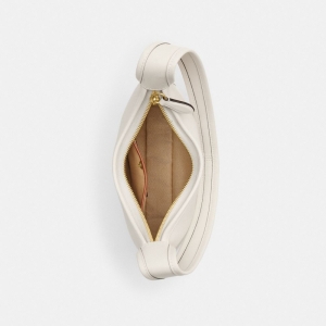 Coach Curve Zip Bag - Brass/Chalk - Image 6