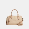 Coach Rowan Satchel Bag In Colorblock - Gold/Dark Natural Multi