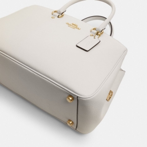 Coach Savannah Carryall Bag - Gold/Chalk - Image 9