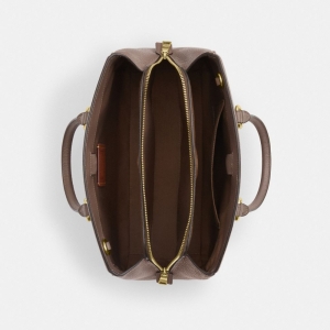 Coach Savannah Carryall Bag - Gold/Dark Stone - Image 7
