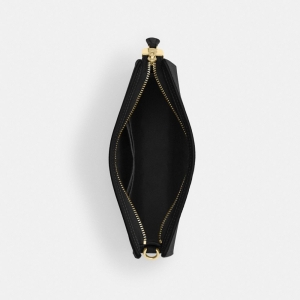 Coach Slim Crossbody Bag - Gold/Black - Image 5