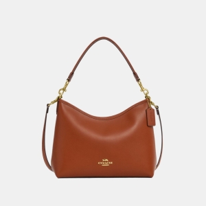 Coach Laurel Shoulder Bag - Gold/Tan