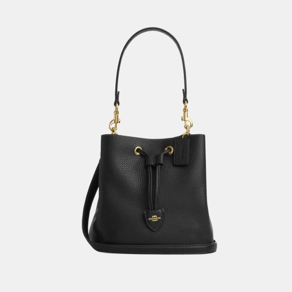 Coach Rowan Bucket Bag - Gold/Black