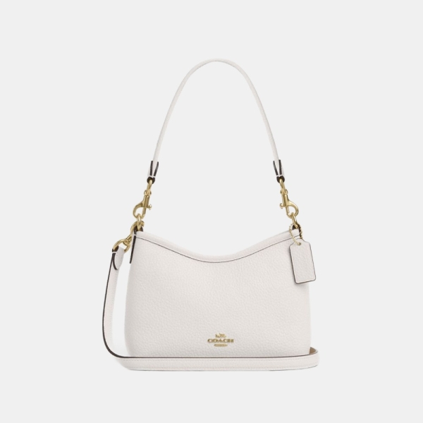 Coach Laurel Small Shoulder Bag - Gold/Chalk