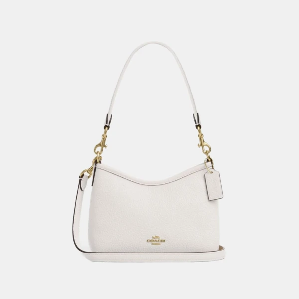 Coach Laurel Small Shoulder Bag - Gold/Chalk