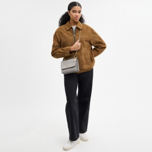 Coach Klare Crossbody Bag - Gold/Dove Grey - Image 3