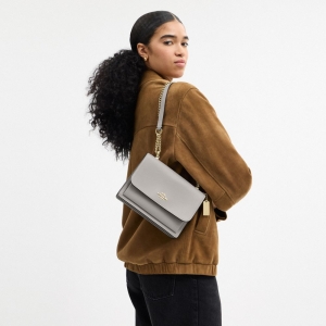 Coach Klare Crossbody Bag - Gold/Dove Grey - Image 4