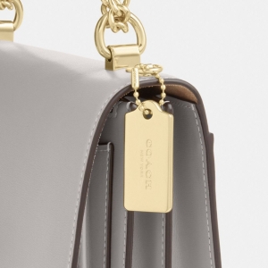 Coach Klare Crossbody Bag - Gold/Dove Grey - Image 10