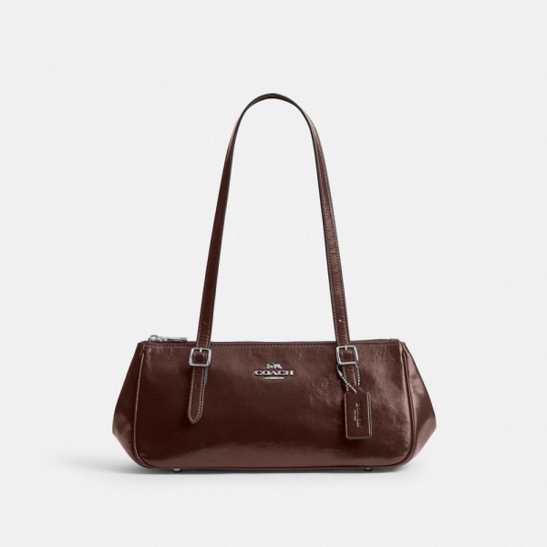 Coach Asher Shoulder Bag - Silver/Maple